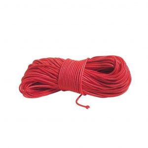 Coiled elastic rope
